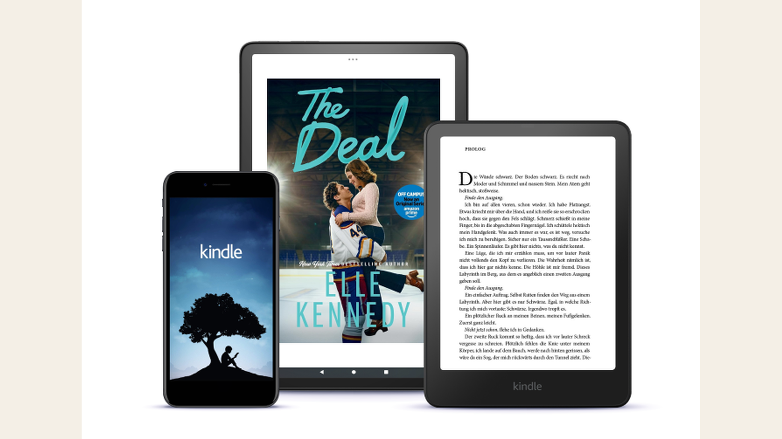 Armchair ebook reading illustration